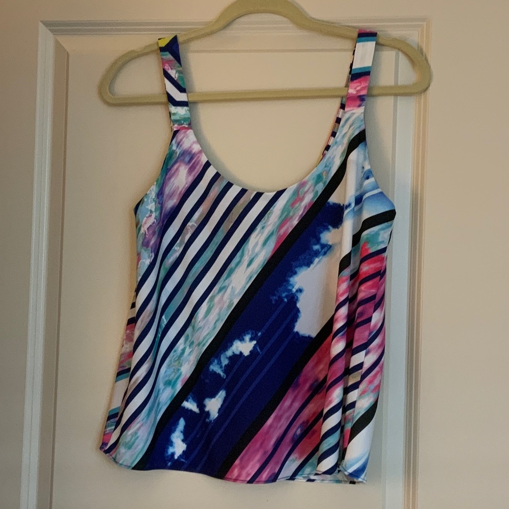 Amanda Uprichard Multicolor Striped Camisole